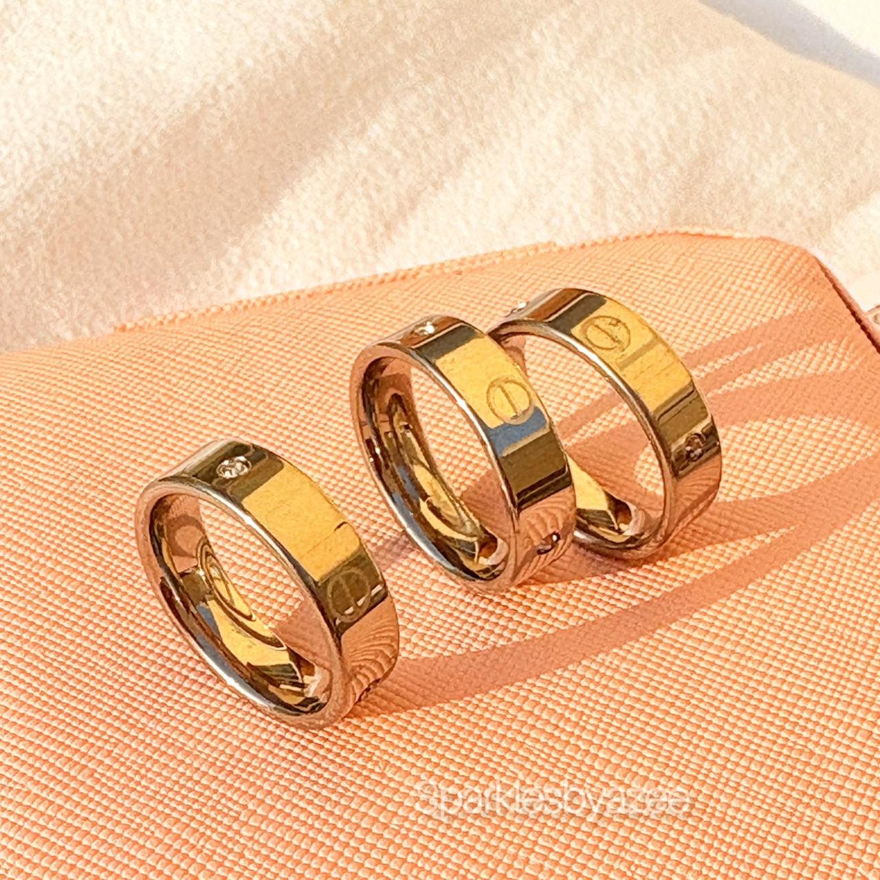 Silver Cartier Ring - Stainless Steel